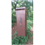 caixa correio inox preço Engenheiro Coelho