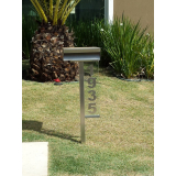 caixa de correio de inox Vinhedo