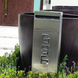 caixa de correio em aço inox para entrada de prédio Mairinque