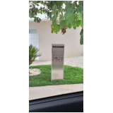 caixa de correio em inox Valinhos