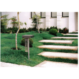 caixa correio inox com número