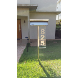 caixa de correio inox externa orçamento Santana de Parnaíba