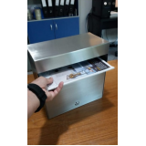 caixa de correio inox para parede Monte Mor
