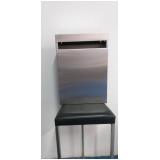 caixa de correio inox para portão preço Taubaté