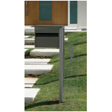 caixas de correio em aço inox Franca