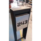 caixas de correio moderna inox Osasco