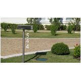 comprar caixa correio inox com número Itu