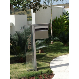 comprar caixa de correio inox abertura frontal Santo Antônio de Posse