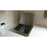 lixeira inox dupla Franca