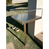 Lixeira Inox de Banheiro