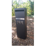 preço de caixa de correio inox arqueada Jaguariúna