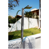 venda de ducha inox área externa Ribeirão Preto